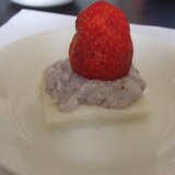 離乳食初期～誕生日、お祝いに☆イチゴのケーキ☆
